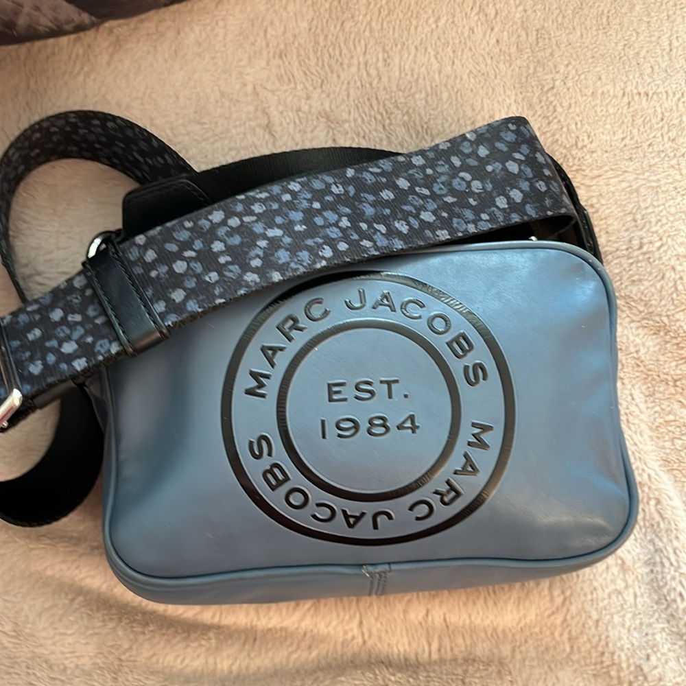 Marc Jacobs Blue Crossbody camera bag